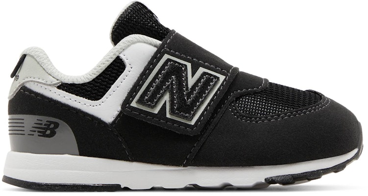 (TD) New Balance 574 New-B Hook & Loop Lebar 'Hitam Putih' NW574BK-W Buy (TD) New Balance 574 New-B Hook & Loop Lebar 'Hitam Putih' NW574BK-W