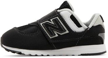 (TD) New Balance 574 New-B Hook & Loop Lebar 'Hitam Putih' NW574BK-W Lookbook (TD) New Balance 574 New-B Hook & Loop Lebar 'Hitam Putih' NW574BK-W