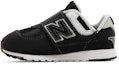 Lookbook (TD) New Balance 574 New-B Hook & Loop Lebar 'Hitam Putih' NW574BK-W