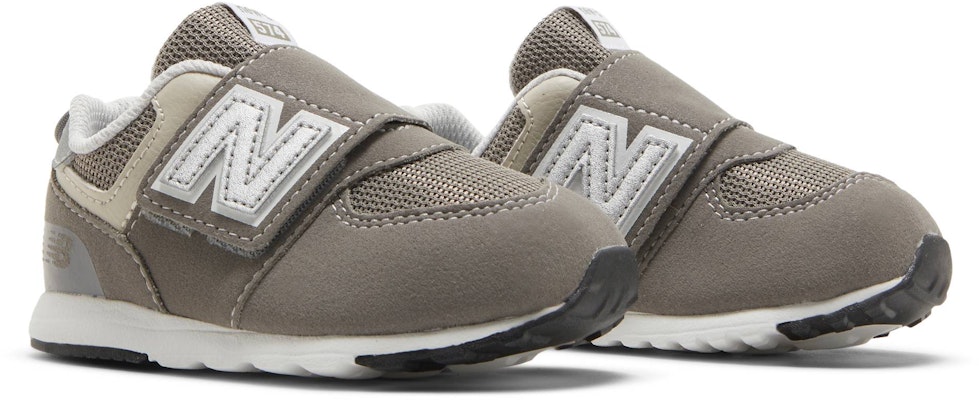 (Infant) New Balance 574 New-B Hook & Loop Wide 'Rain Cloud Silver Metallic' NW574GR-W Cheap (Infant) New Balance 574 New-B Hook & Loop Wide 'Rain Cloud Silver Metallic' NW574GR-W