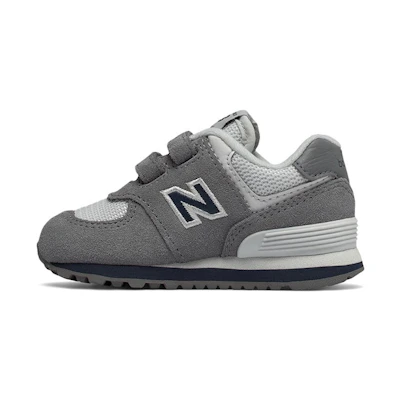 (TD) NB 574 Toodler Wide 'Grey Navy'