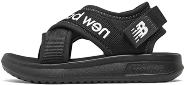 (TD) ニューバランス 650: シンセティック サンダル (黒/白) IO650AA Buy (TD) ニューバランス 650: シンセティック サンダル (黒/白) IO650AA