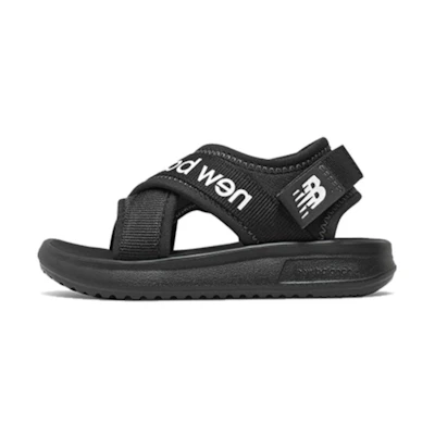 (TD) NB 650:Synthetic Black White Sandals