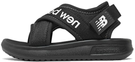 (Toddler) New Balance 650:Synthetic Black White Sandals IO650AA (Toddler) New Balance 650:Synthetic Black White Sandals IO650AA