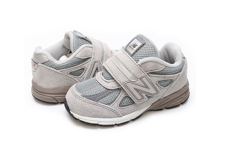 Order 嬰童 New Balance 990 v4 魔術貼 低筒休閒運動鞋 灰色