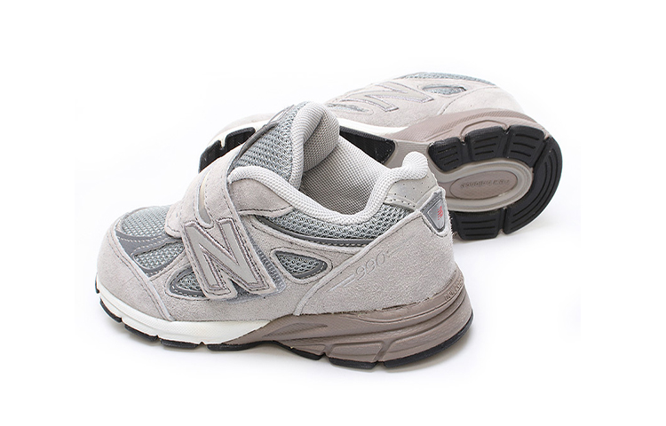 Shop 嬰童 New Balance 990 v4 魔術貼 低筒休閒運動鞋 灰色