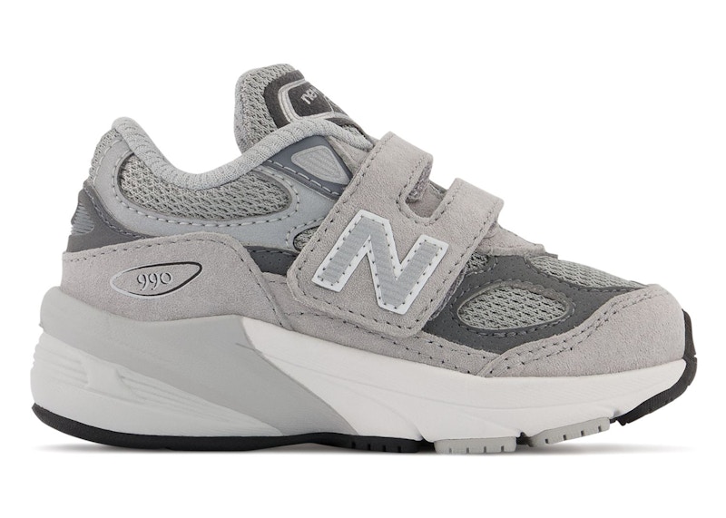Buy (TD) New Balance 990v6 Hook & Loop ''Castlerock'' Gris IV990GL6