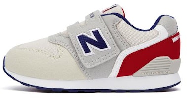 (Toddler) New Balance 996 Hook & Loop Sneakers 'Beige Grey Red' IZ996JE3 (Toddler) New Balance 996 Hook & Loop Sneakers 'Beige Grey Red' IZ996JE3