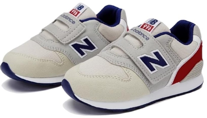 (TD) (トドラー) ニューバランス 996 フック&ループ スニーカー 'ベージュグレー レッド' IZ996JE3 IZ996JE3 Order (TD) (トドラー) ニューバランス 996 フック&ループ スニーカー 'ベージュグレー レッド' IZ996JE3 IZ996JE3