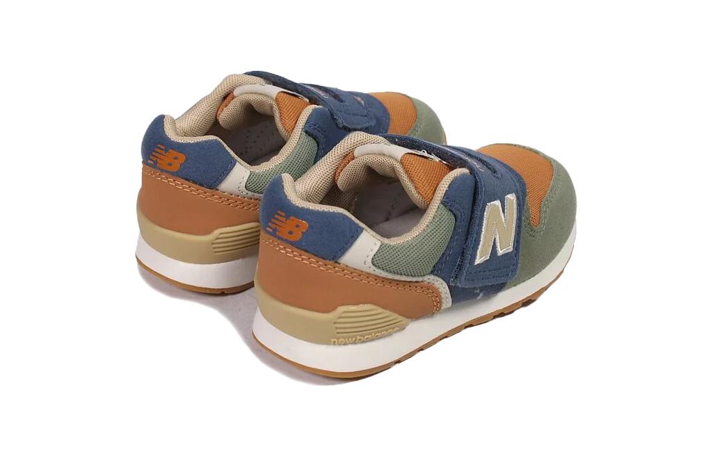 Lookbook 嬰兒 New Balance 996系列 v3 魔術貼 減震防滑低筒運動鞋 綠棕藍