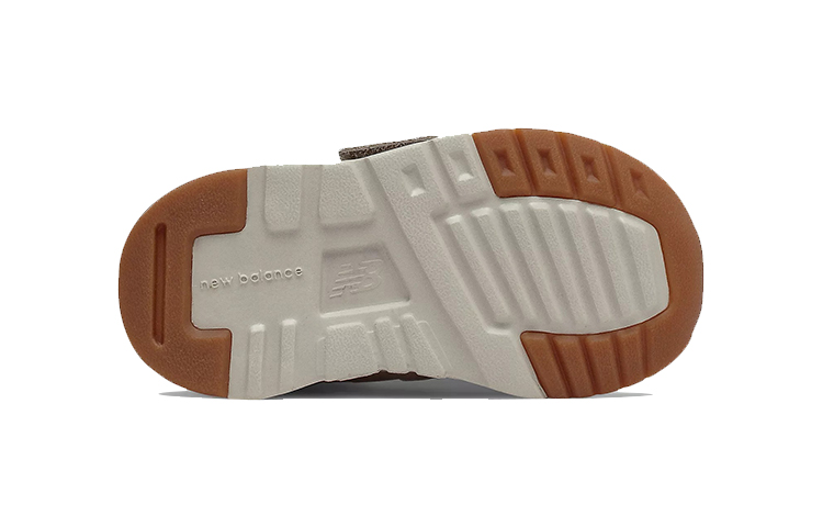 Shop 婴童 New Balance 997H系列 魔術貼 減震防滑耐磨 低筒跑步鞋 咖啡色