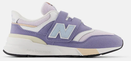 (Youth) New Balance 997R Hook & Loop Sneakers Purple PZ997REL-W (Youth) New Balance 997R Hook & Loop Sneakers Purple PZ997REL-W