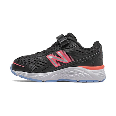 (TD) NB Bungee Lace 680v6 Black Red 'Black Red'
