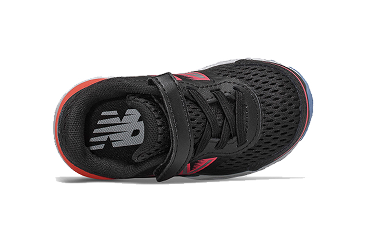 Lookbook (Toddler) New Balance Bungee Lace 680v6 Black Red 'Black Red' IA680LK6