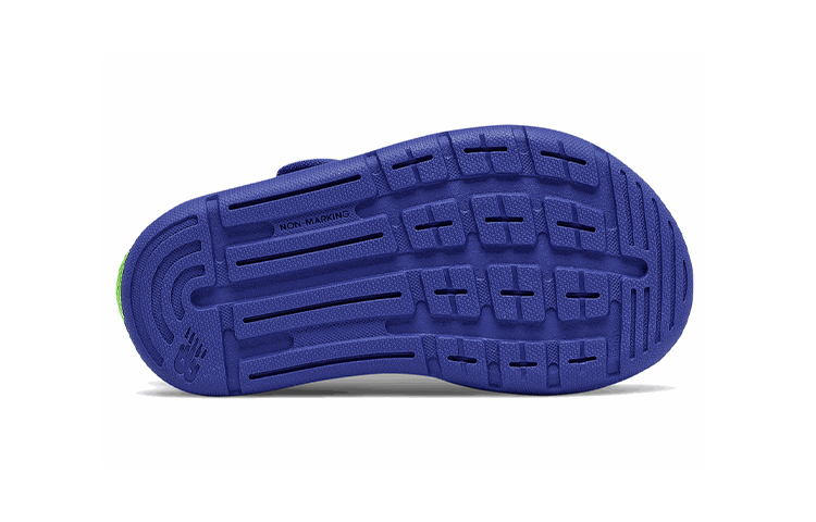 Shop (TD) New Balance CRSR Velcro Sandal Biru Sport Stylish Tumit Datar IOCRSRRB