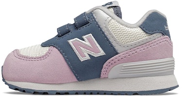 (Toddler) New Balance Hook / Loop 574 Blue 'Pink' IV574JHG