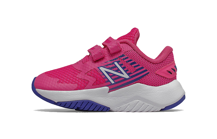 (Toddler) New Balance Hook / Loop Rave Run Blue Pink ITRAVLE1