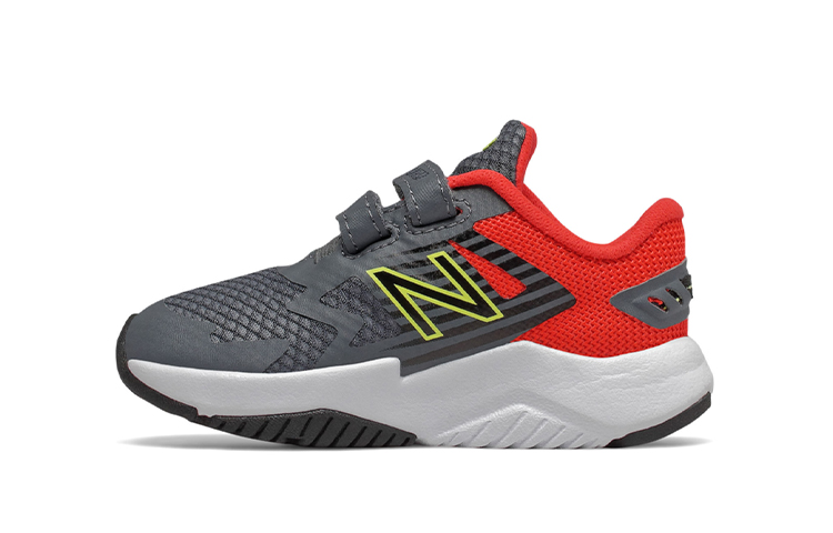 (Toddler) New Balance Hook and Loop Rave Run 'Grey Red' ITRAVLL1