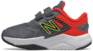 (Toddler) New Balance Hook and Loop Rave Run 'Grey Red' ITRAVLL1 (Toddler) New Balance Hook and Loop Rave Run 'Grey Red' ITRAVLL1
