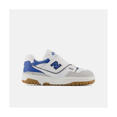 (TD) NB Kids 550 Casual Shoes White Blue White color