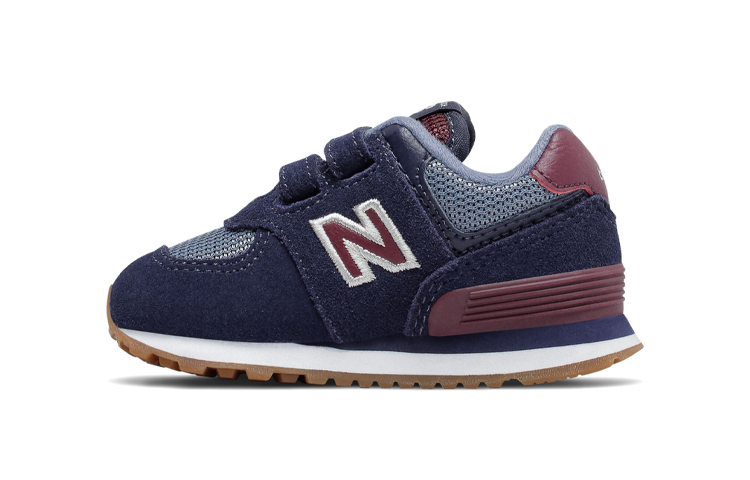 (TD) NB NBHook and Loop 574 Blue/Borwn 'Brown'