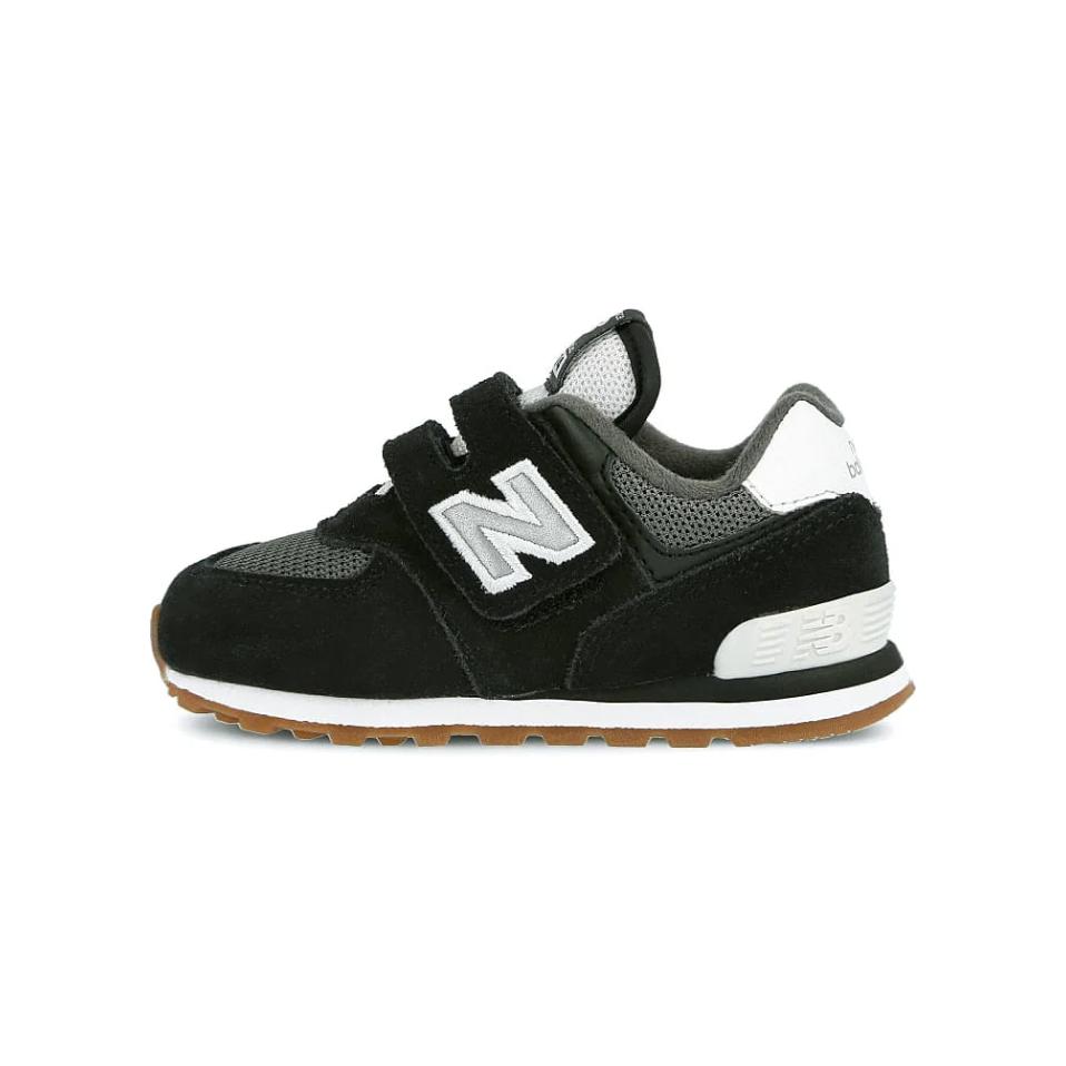 (TD) NB NBHook and Loop 574 Black/ 'White'