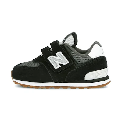 (TD) NB NBHook and Loop 574 Black/ 'White'