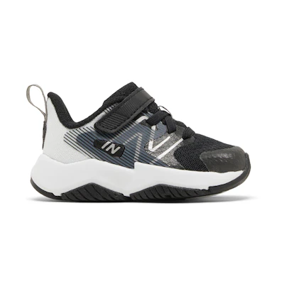 (Infant) NB Rave Run v2 Bungee Lace 'Black White'