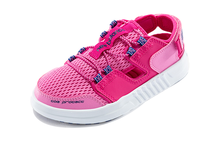 Order 中童 New Balance YTTRKL系列 魔術貼 軟底鏤空涼鞋 玫瑰粉色