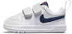 (TD) Nike /Baby Pico 5 Kasut Sukan Rendah Tahan Kejutan Anti-Gelincir Putih Biru AR4162-106