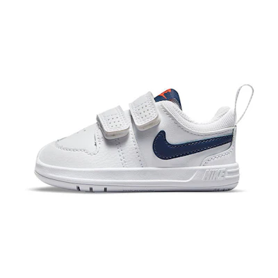(TD) Nike /Baby Pico 5 Wear-resistant Shock Absorption Non-Slip Low Tops Sports Shoe White Blue