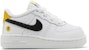 (TD) Nike Air Force 1 '07 LV8 'Putih/Hitam/Kuning' DM4254-100