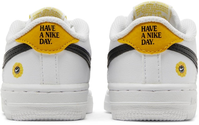 (TD) Nike Air Force 1 '07 LV8 'Putih/Hitam/Kuning' DM4254-100 Details for (TD) Nike Air Force 1 '07 LV8 'Putih/Hitam/Kuning' DM4254-100