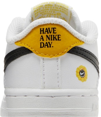 (TD) Nike Air Force 1 '07 LV8 'Putih/Hitam/Kuning' DM4254-100 Sizing (TD) Nike Air Force 1 '07 LV8 'Putih/Hitam/Kuning' DM4254-100