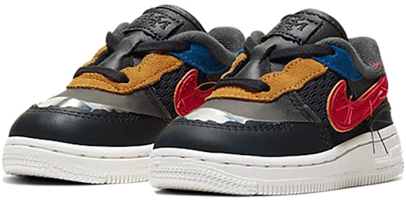 嬰兒 Nike Air Force 1 Low BHM TD 黑人歷史月 防滑減震 低筒 運動鞋 黑色 Lookbook 嬰兒 Nike Air Force 1 Low BHM TD 黑人歷史月 防滑減震 低筒 運動鞋 黑色