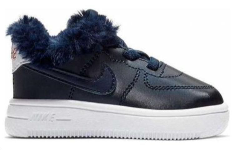 Lookbook 嬰童 Nike Air Force 1 Low 防滑耐磨 中幫 學步鞋 黑色