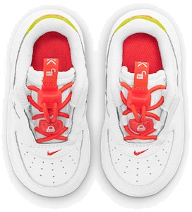 嬰童 Nike Air Force 1 Low Toggle 低筒 板鞋 白紅黃 Shop 嬰童 Nike Air Force 1 Low Toggle 低筒 板鞋 白紅黃