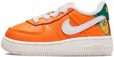 (Toddler) Nike Air Force 1 Low LV8 Skate Shoes Orange/White DQ5087-811 (Toddler) Nike Air Force 1 Low LV8 Skate Shoes Orange/White DQ5087-811