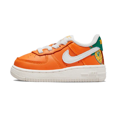 (TD) Nike Air Force 1 Low LV8 Skate Shoes Orange/White