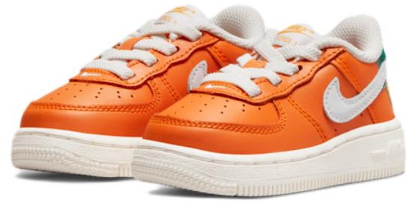 (Toddler) Nike Air Force 1 Low LV8 Skate Shoes Orange/White DQ5087-811 Lookbook (Toddler) Nike Air Force 1 Low LV8 Skate Shoes Orange/White DQ5087-811