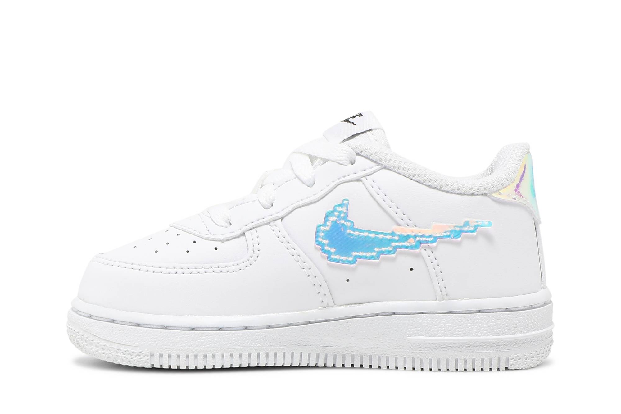 Lookbook (TD) Nike Air Force 1 LV8 'Digital Swoosh - Putih' CW1582-100
