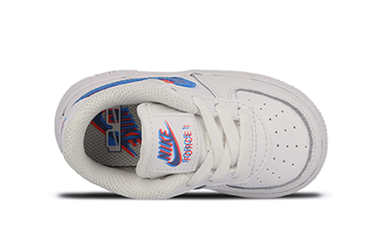 Lookbook 嬰兒 Nike Air Force 1 Low LV8 KSA “3D眼鏡“ 裸眼3D 休閒 減震防滑耐磨 低筒 板鞋 紅藍白