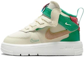 (Toddler) Nike Air Force 1 Mid EasyOn SE 'Coconut Milk Stadium Green' FQ3693-100 (Toddler) Nike Air Force 1 Mid EasyOn SE 'Coconut Milk Stadium Green' FQ3693-100