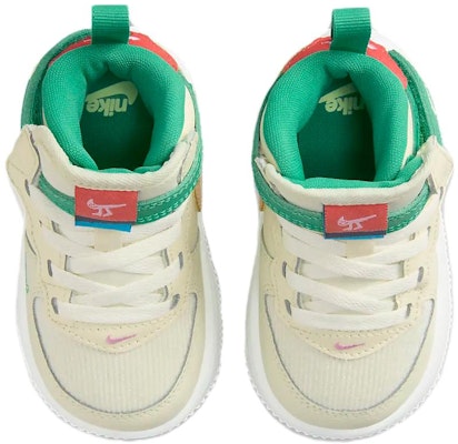 (Toddler) Nike Air Force 1 Mid EasyOn SE 'Coconut Milk Stadium Green' FQ3693-100 Shop (Toddler) Nike Air Force 1 Mid EasyOn SE 'Coconut Milk Stadium Green' FQ3693-100