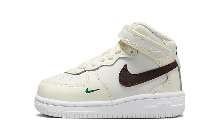 (TD) Nike Air Force 1 Mid SE '40th Anniversary - Sail Brown Basalt'