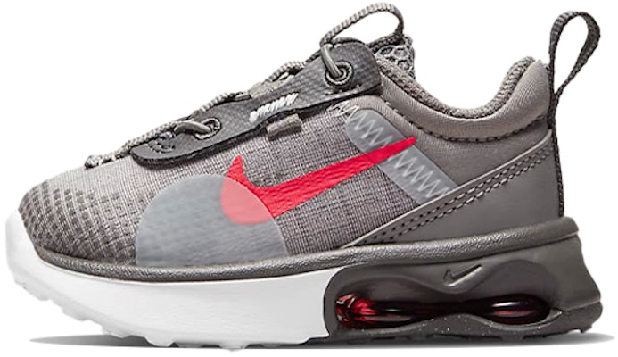 (Toddler) Nike Air Max 2021 'Flat Pewter Siren Red' DB1110-006 Buy (Toddler) Nike Air Max 2021 'Flat Pewter Siren Red' DB1110-006