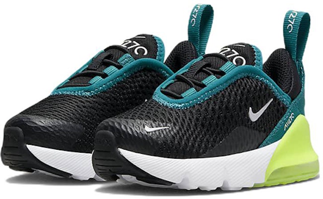 (TD) Nike Air Max 270 'Negro Verde Brillante' DD1646-026 Lookbook (TD) Nike Air Max 270 'Negro Verde Brillante' DD1646-026