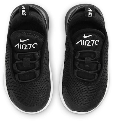 嬰幼兒 Nike Air Max 270 低筒 跑步鞋 黑白 Shop 嬰幼兒 Nike Air Max 270 低筒 跑步鞋 黑白