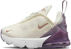 TD 嬰童 Nike Air Max 270 氣墊 低筒運動休閒鞋 米紫 Buy TD 嬰童 Nike Air Max 270 氣墊 低筒運動休閒鞋 米紫