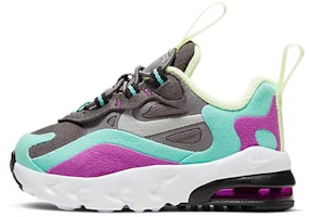 (Toddler) Nike Air Max 270 React 'Gunsmoke Aurora Violet' CD2654-007 (Toddler) Nike Air Max 270 React 'Gunsmoke Aurora Violet' CD2654-007